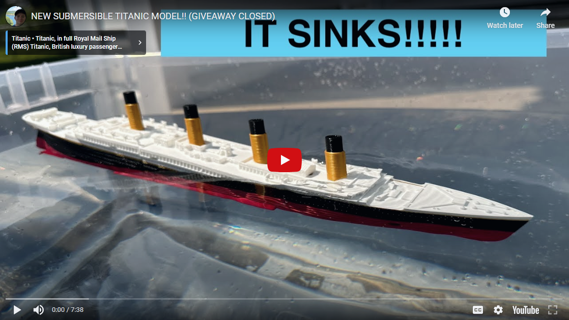 Rms titanic toy sales